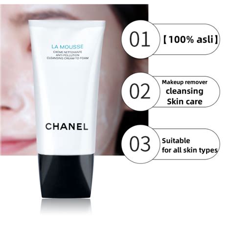 makeup remover chanel|chanel anti pollution cleansing cream to foam.